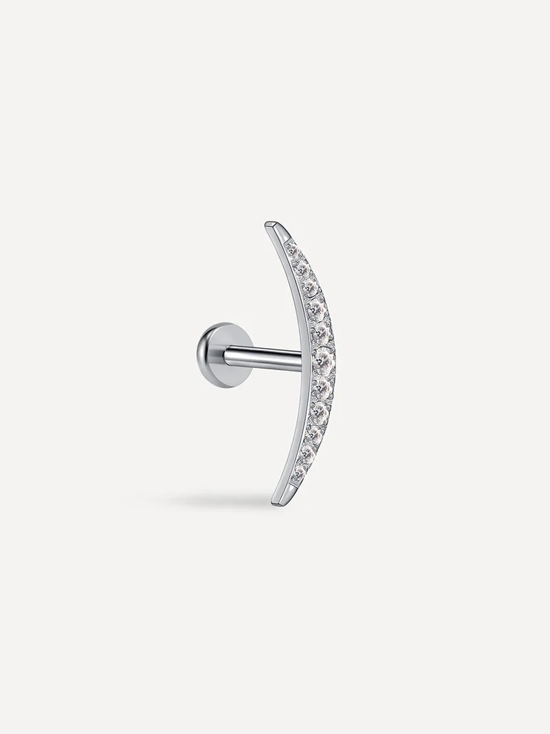Crescent Moon Titan Piercing