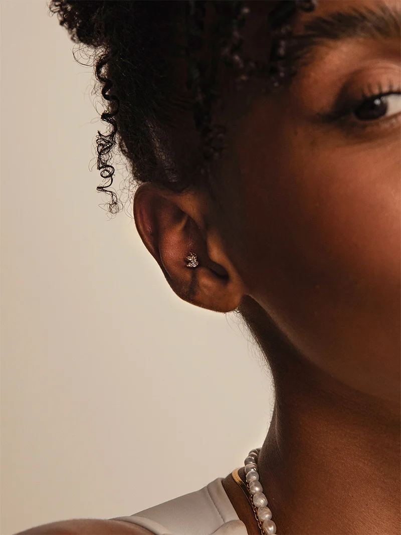 Triple Marquise Leaf Titan Piercing