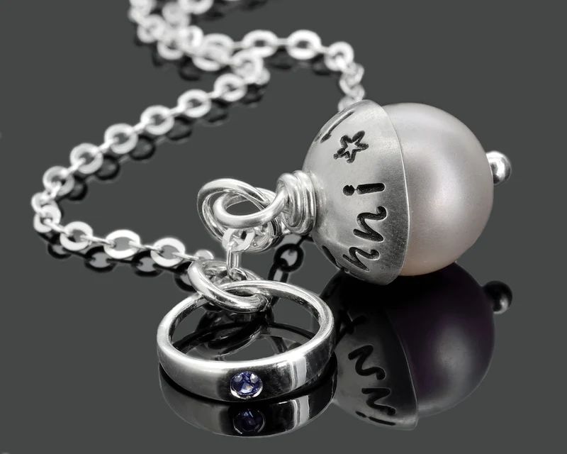 TAUFKETTE MIT GRAVUR, TAUFSCHMUCK MIT NAMEN, TAUFGESCHENKE, TAUFRING KETTE