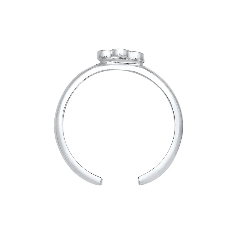 Ring Blume | Kristall ( Rosa )