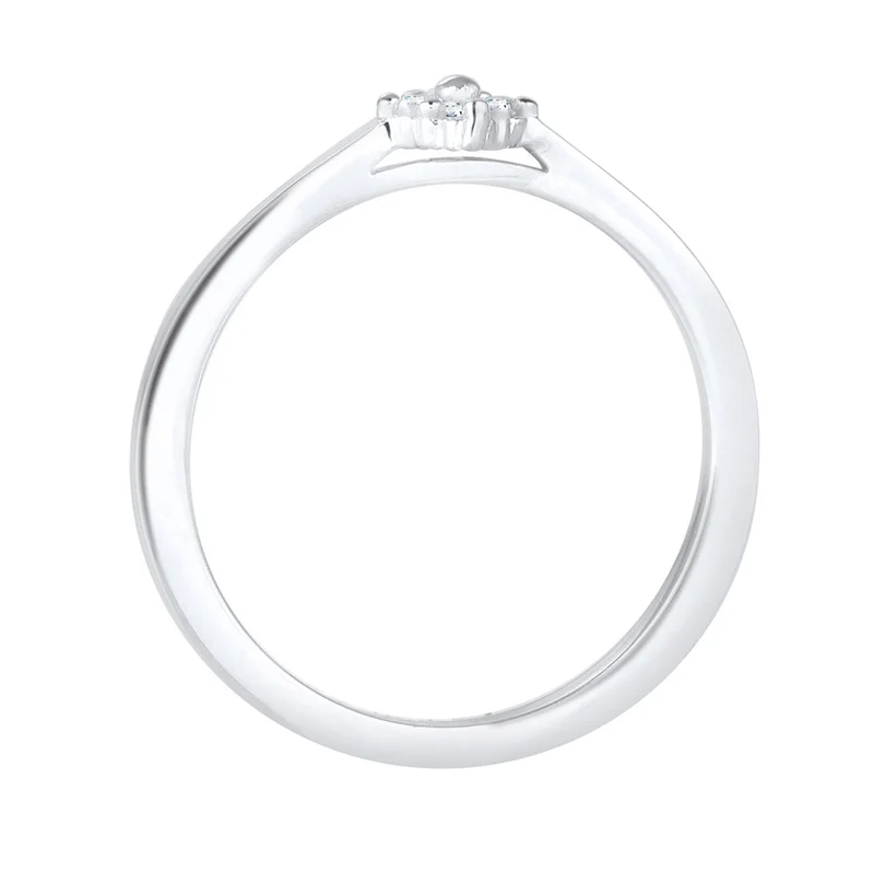 Verlobungsring | Diamant ( Weiß, 0,06 ct )