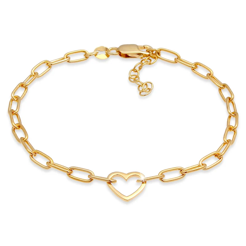 Glieder-Armband Herz