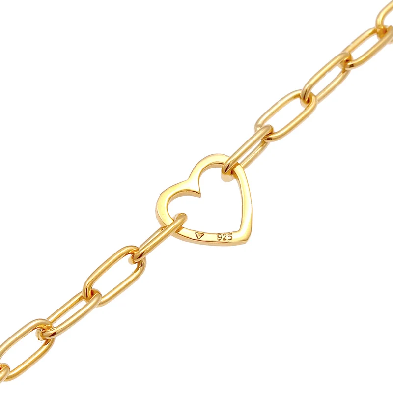 Glieder-Armband Herz