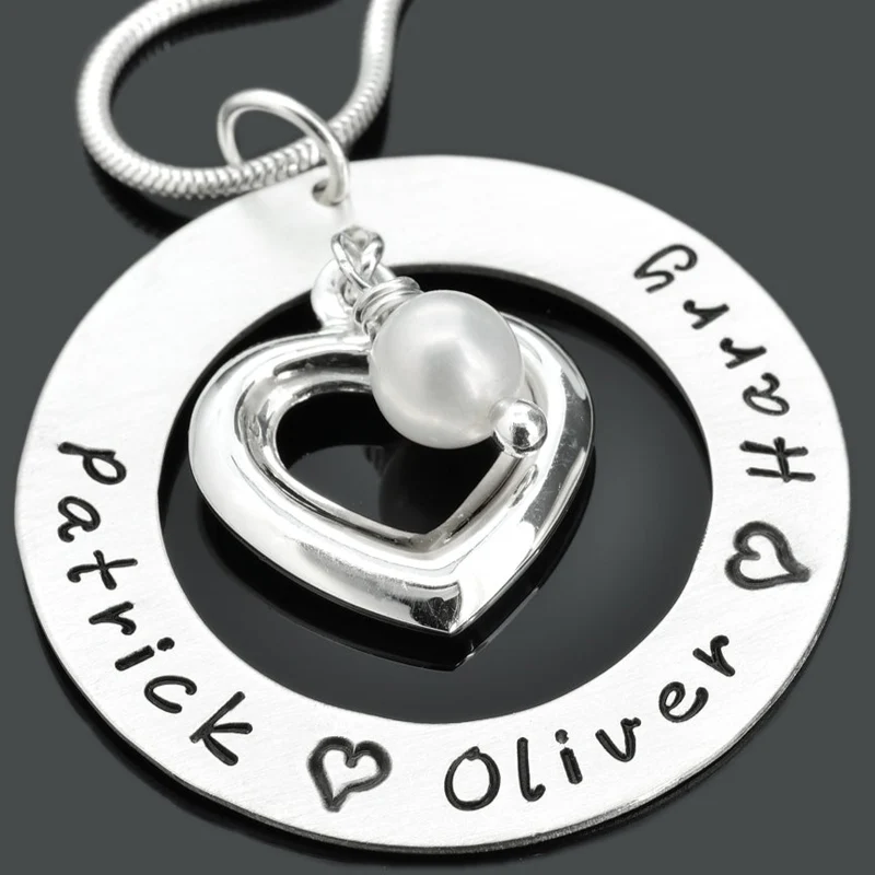 KETTE MIT GRAVUR, SCHMUCK MIT NAMEN, FAMILIENKETTE, FAMILIENKREIS