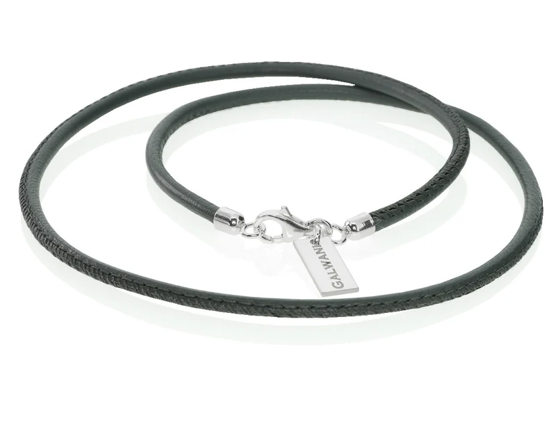 LEDERKETTE, LEDERBAND, HERRENSCHMUCK, NAPPALEDER KETTE