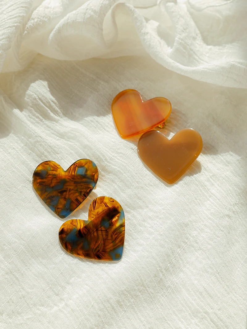 Sweet Heart Mixed Color Set Hairpin