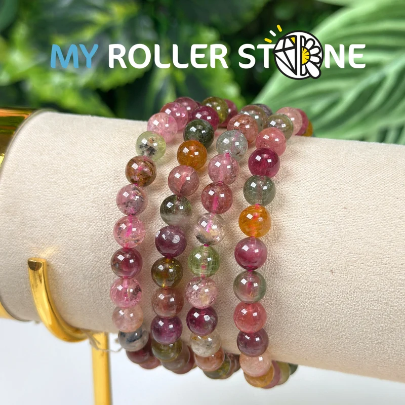 Candy Multicolor Turmalin Armband 7A