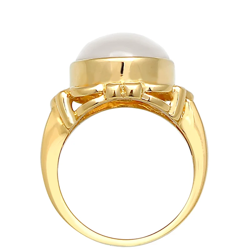 Ring Ornament | Mondstein ( Weiß )