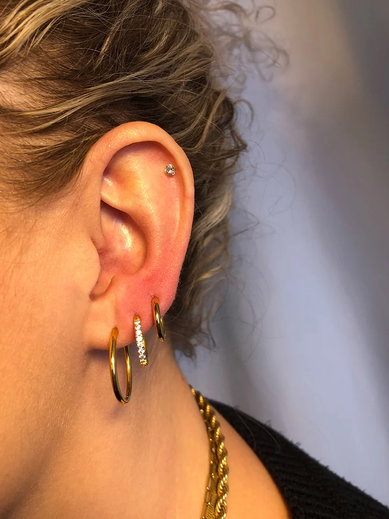 Heart Spark Titan Piercing