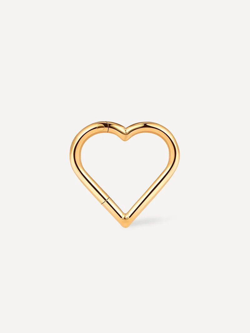 Simple Heart Titan Piercing