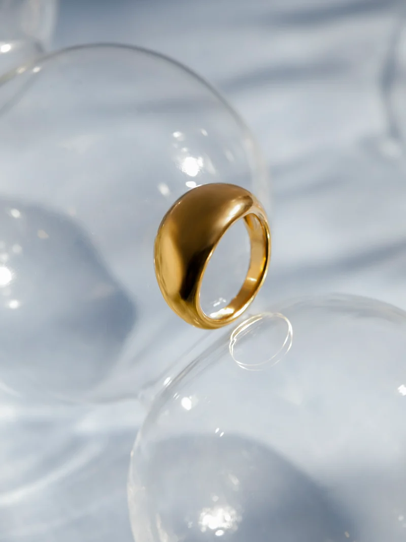 Graceful Dome Ring