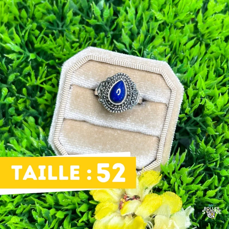 925 Silberring Lapislazuli #186
