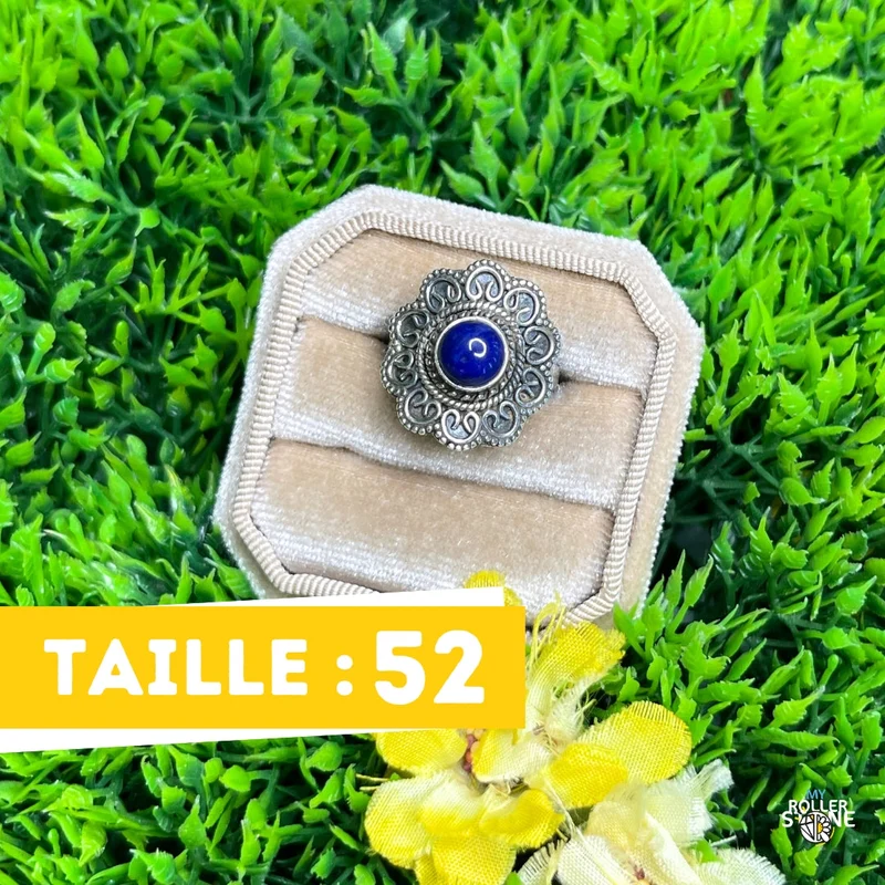 925 Silberring Lapislazuli #183