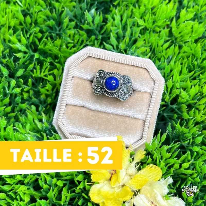 925 Silberring Lapislazuli #182