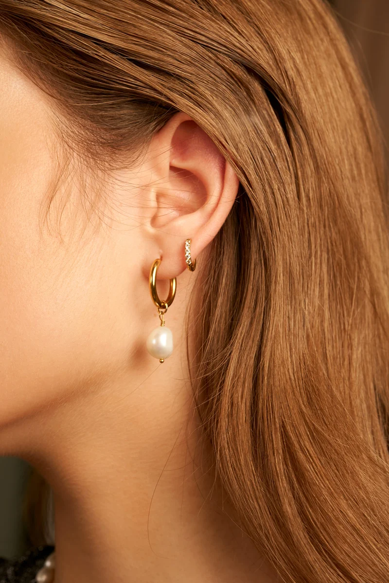 12mm CRYSTALIZED SHINE HOOP SMALL Ohrringe