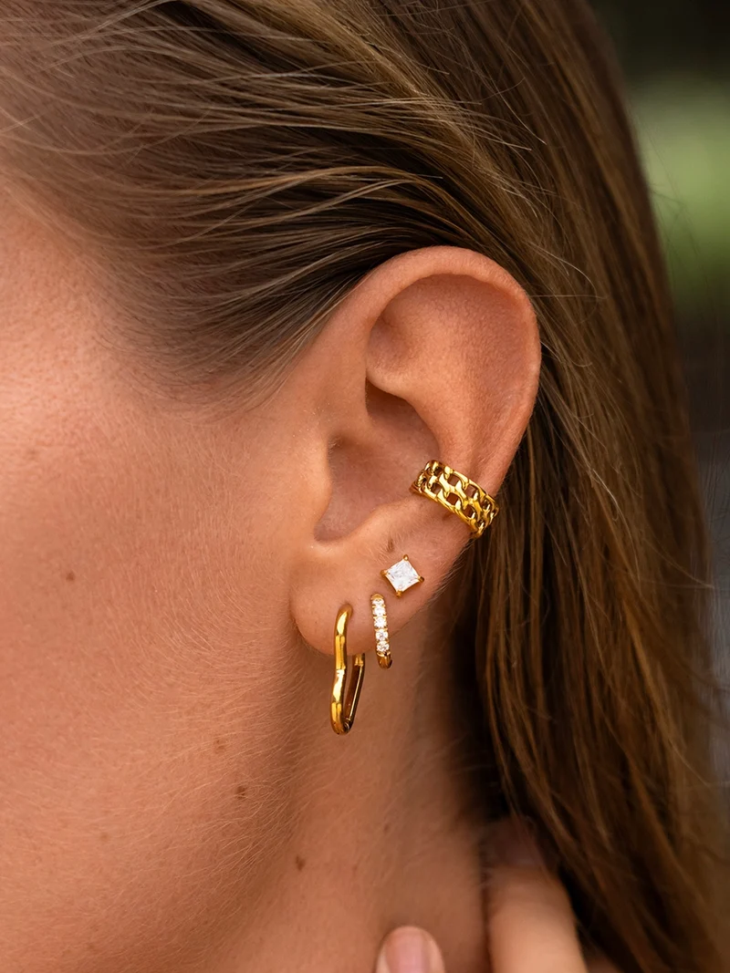 12mm CRYSTALIZED SHINE HOOP SMALL Ohrringe