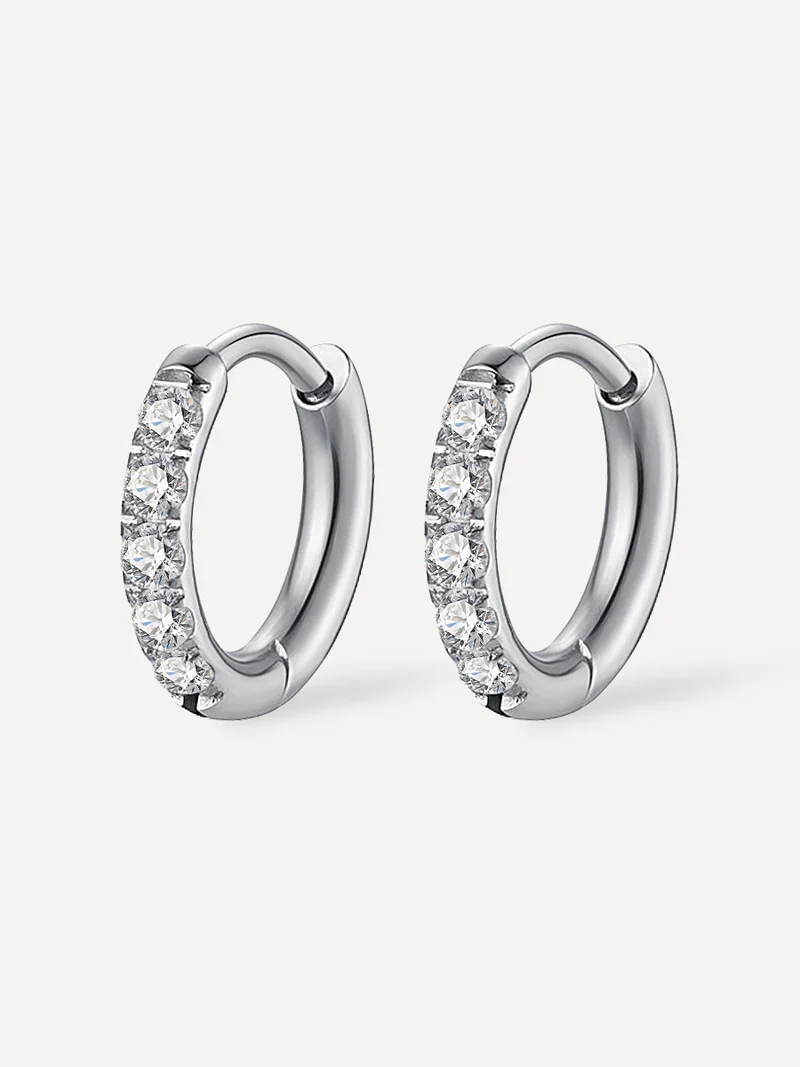 12mm CRYSTALIZED SHINE HOOP SMALL Ohrringe