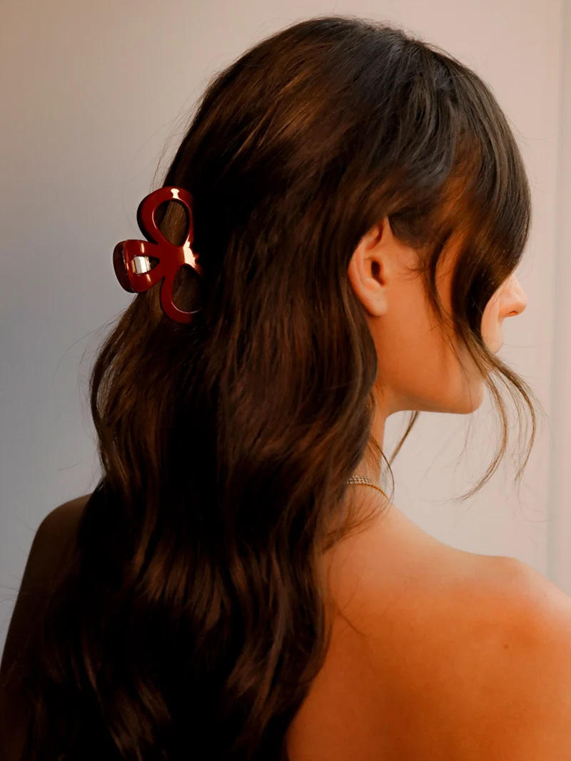 Urban Chic Haarklammer Burgundy Red