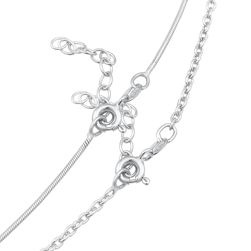 Choker 2er Set Schlangen- & Ankerkette