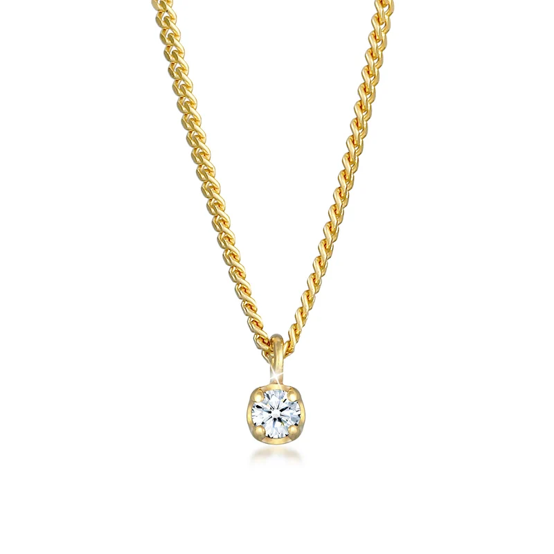 Halskette | Diamant (Weiß, 0,03 ct)