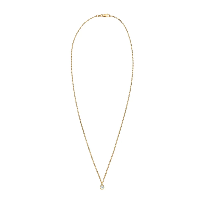 Halskette | Diamant (Weiß, 0,03 ct)