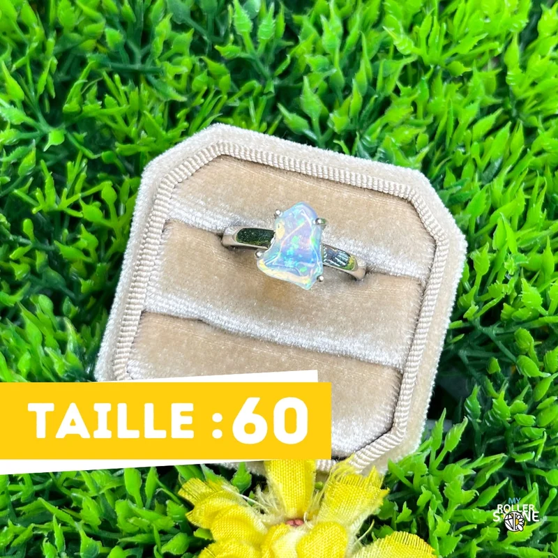 Äthiopischer Opal-Silberring #310