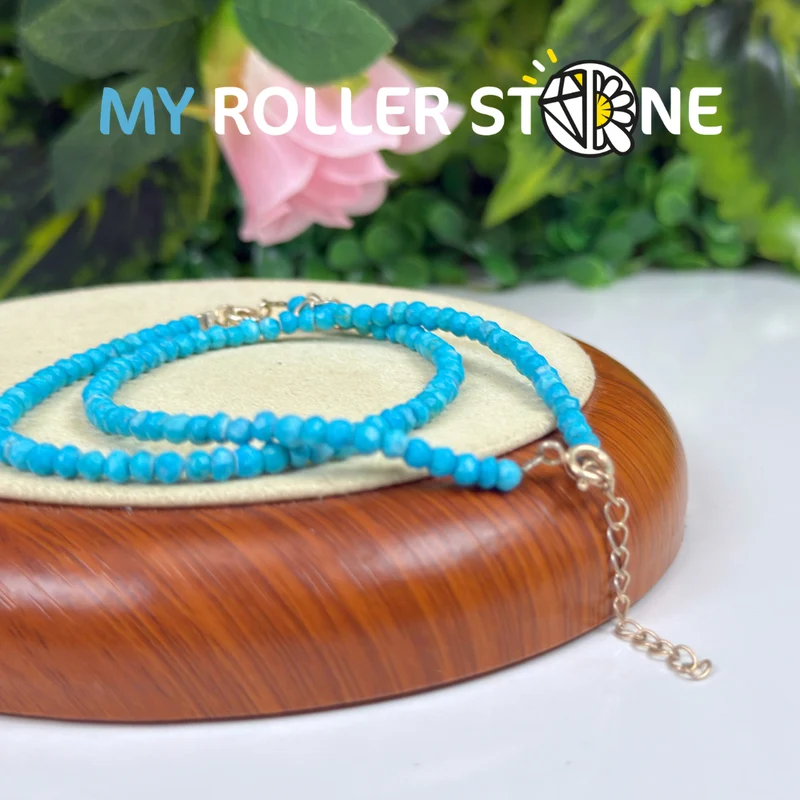 Kingman Facettiertes Türkis-Armband