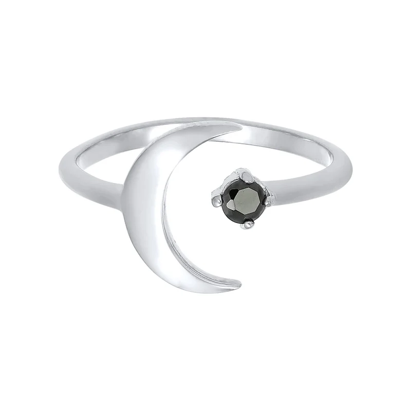 Ring Astro | Zirkonia ( Schwarz )
