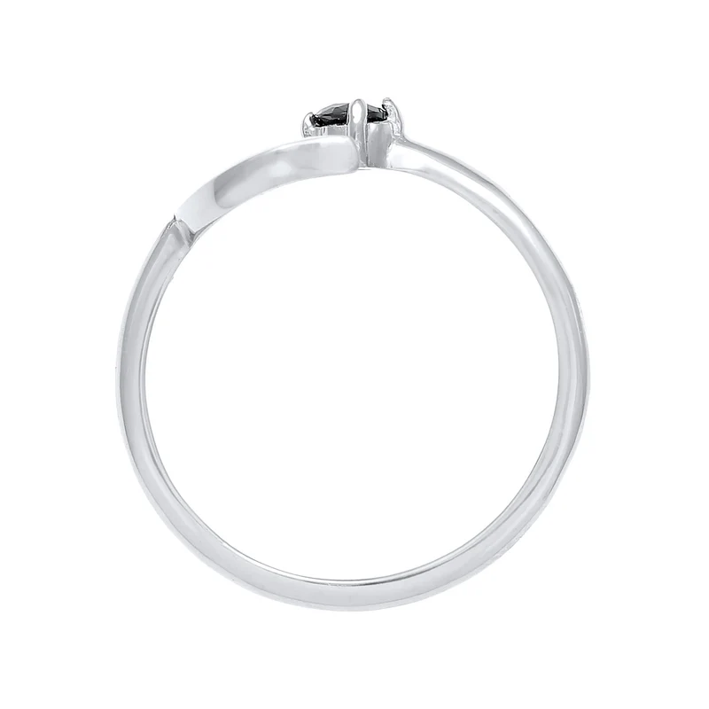 Ring Astro | Zirkonia ( Schwarz )