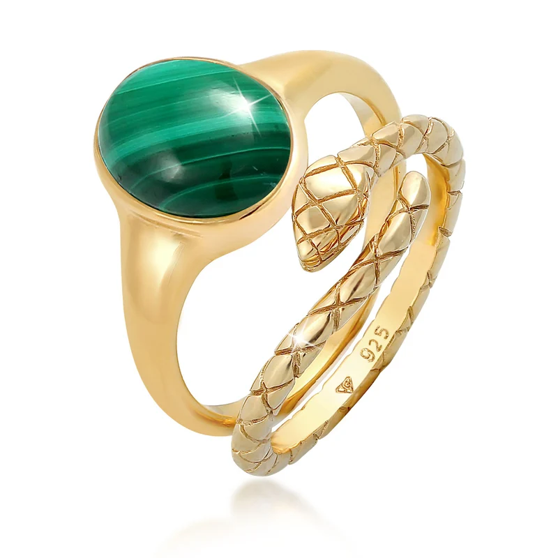 Ringset | Malachit ( Grün )