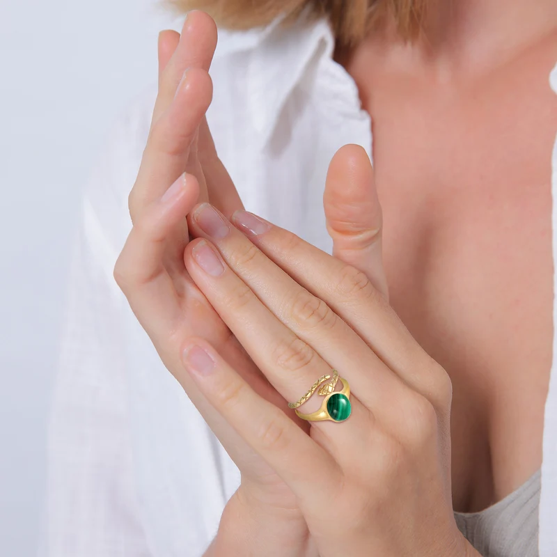 Ringset | Malachit ( Grün )