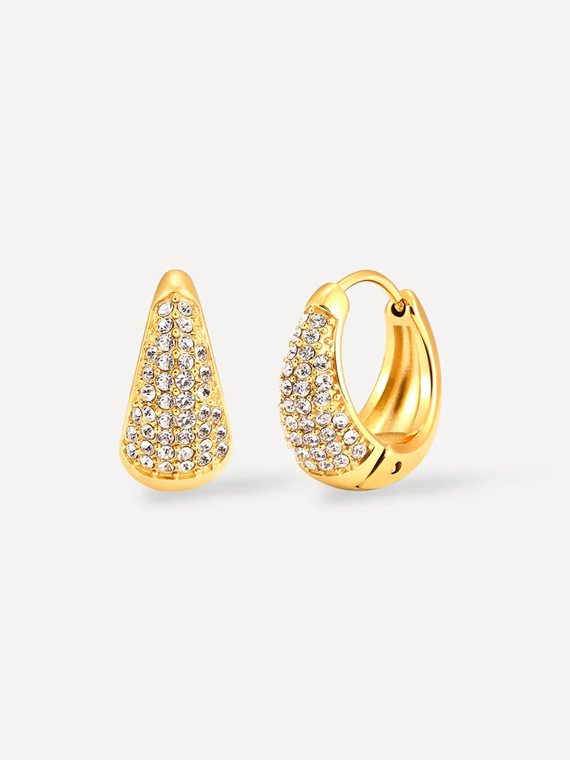 Sparkling Hoop Medium Ohrringe