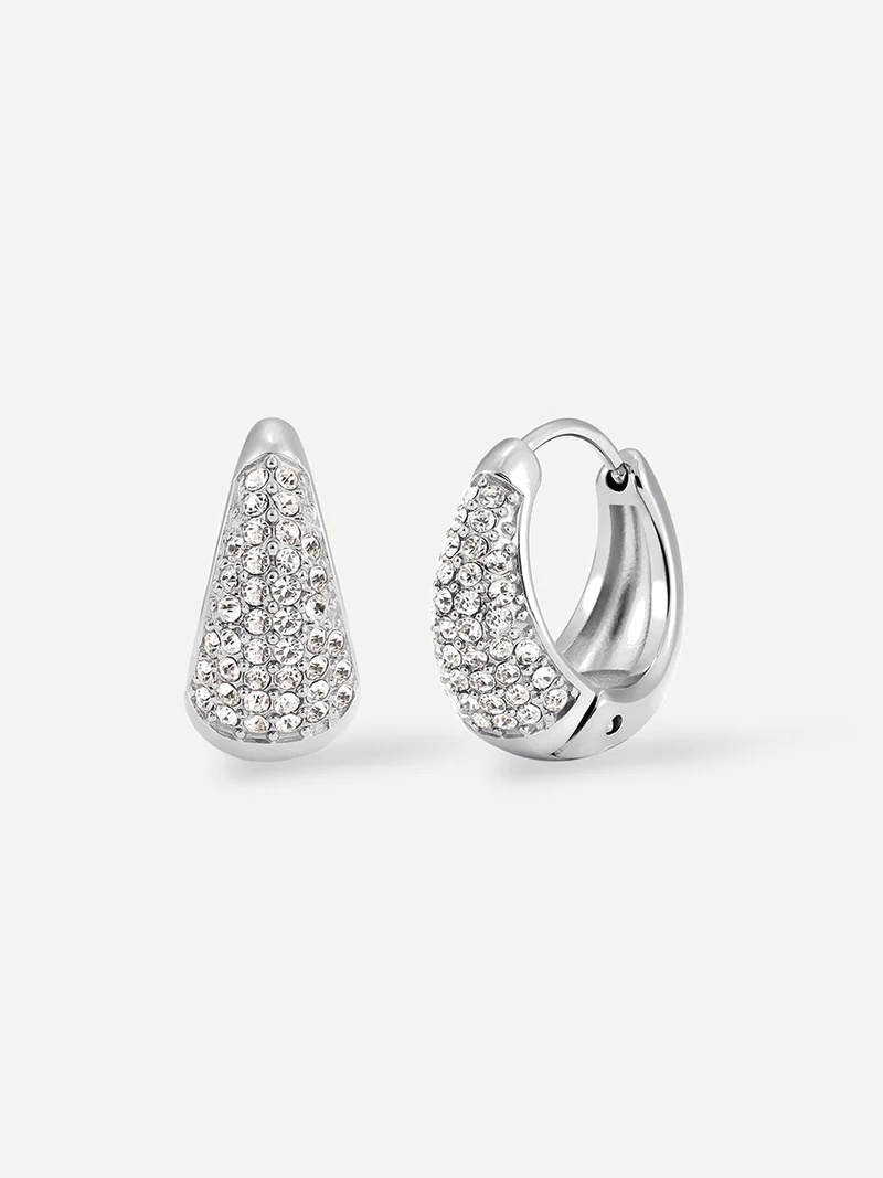 Sparkling Hoop Medium Ohrringe