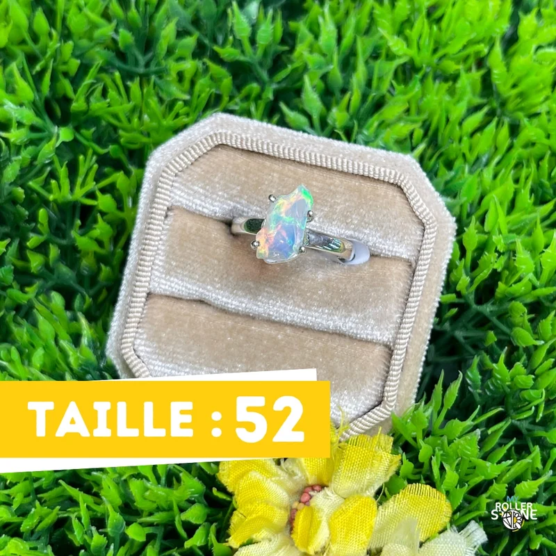 Äthiopischer Opal-Silberring #272