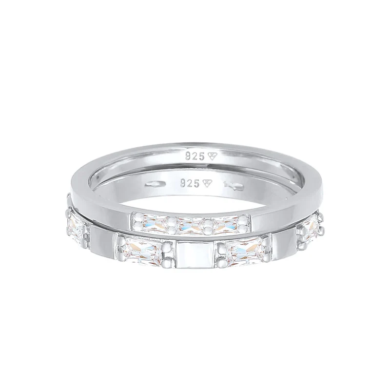 Bandring | Zirkonia ( Weiß )
