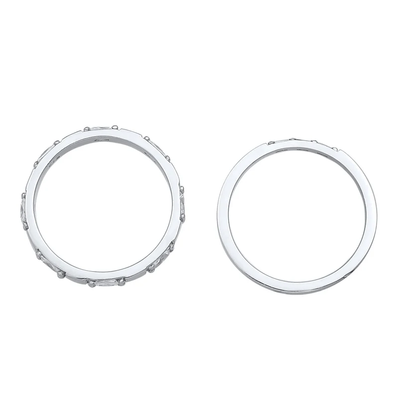 Bandring | Zirkonia ( Weiß )