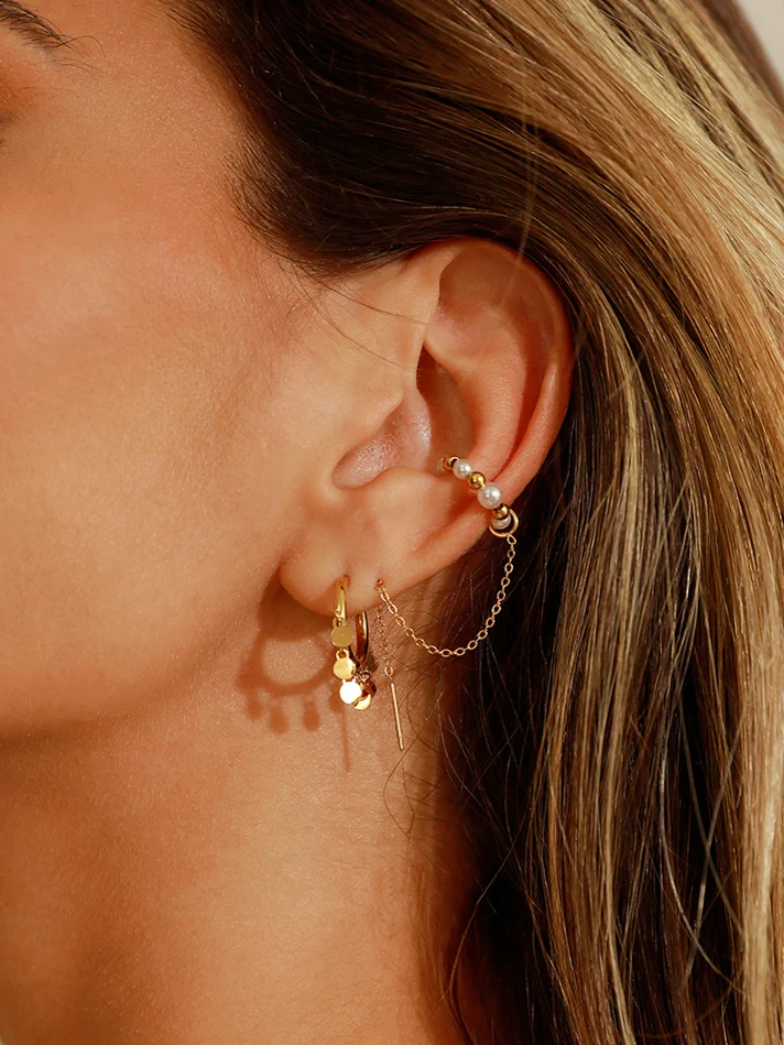 Pearl Stream Earcuff