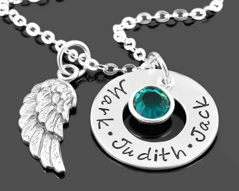 KETTE MIT GRAVUR, ENGELSRUFER, ENGELSFLÜGEL, SCHMUCK ONLINE