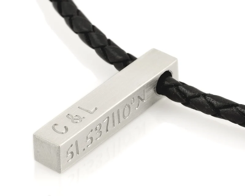 Männerschmuck mit Gravur, Herrenschmuck, Geschenk für Mann