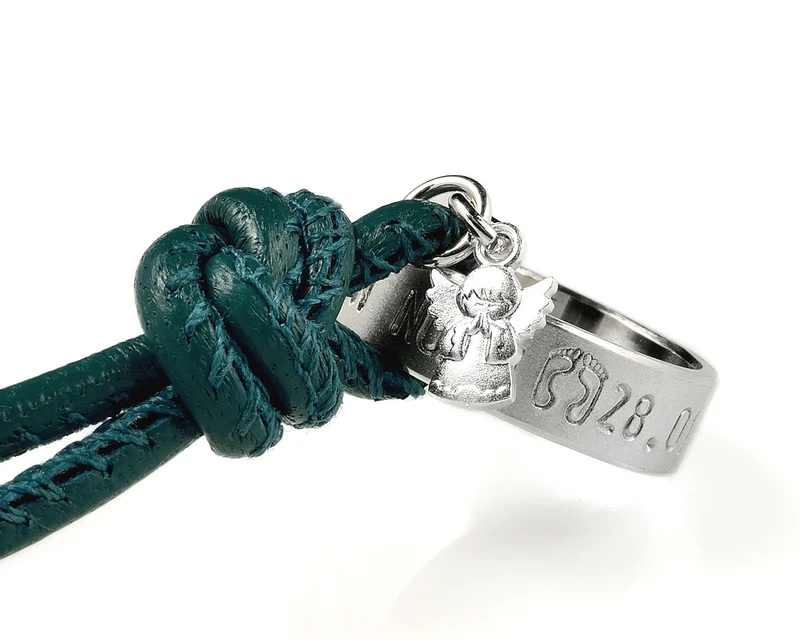 TAUFKETTE MIT GRAVUR, TAUFSCHMUCK SILBER, TAUFRING MIT NAMEN