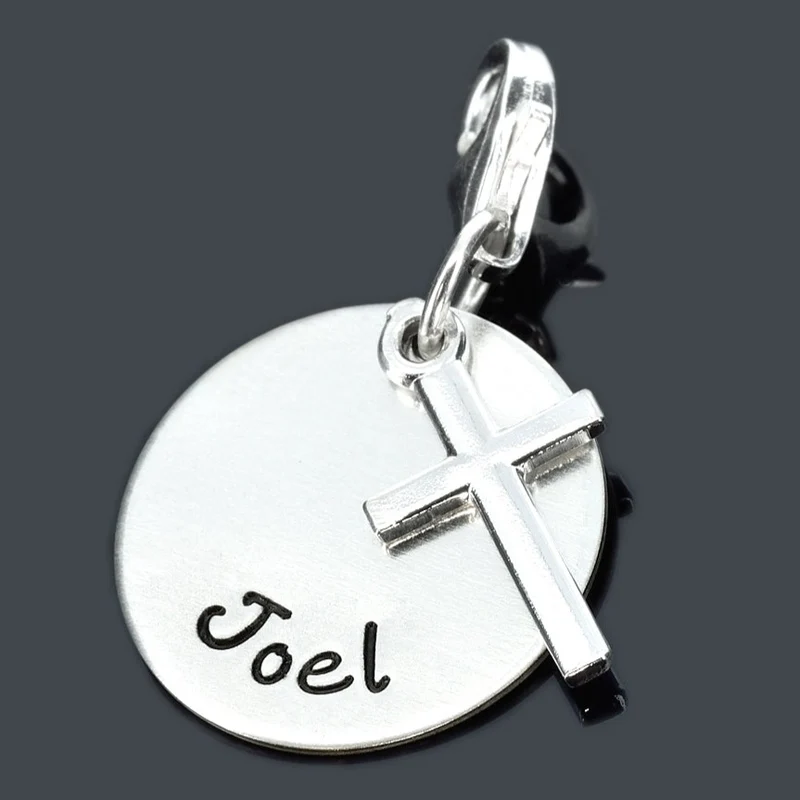 TAUFGESCHENK, TAUFE ANHÄNGER, TAUFKREUZ, ANHÄNGER GRAVUR