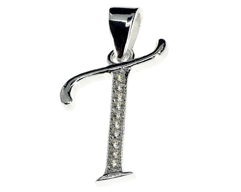 SCHMUCK BUCHSTABE T, SILBERCHARM, ANHÄNGER