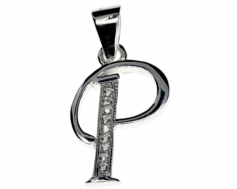 SCHMUCK BUCHSTABE P, SILBERCHARM, ONLINE JUWELIER