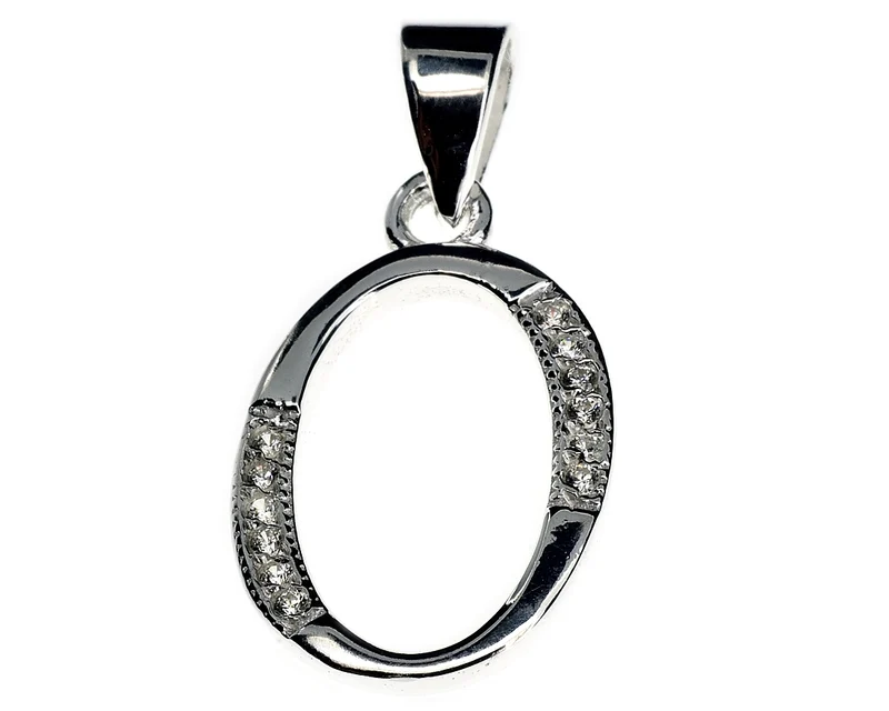SCHMUCK BUCHSTABE O, SILBERCHARM, ONLINE JUWELIER