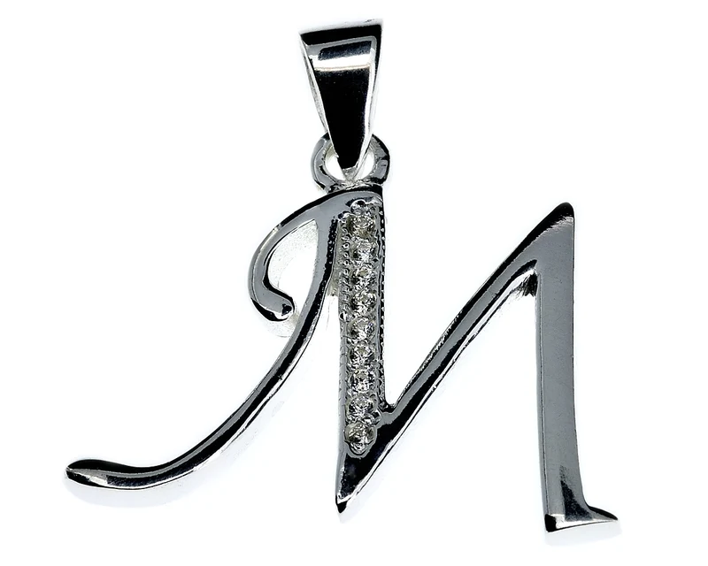 SCHMUCK BUCHSTABE M, SILBERCHARM, ONLINE JUWELIER