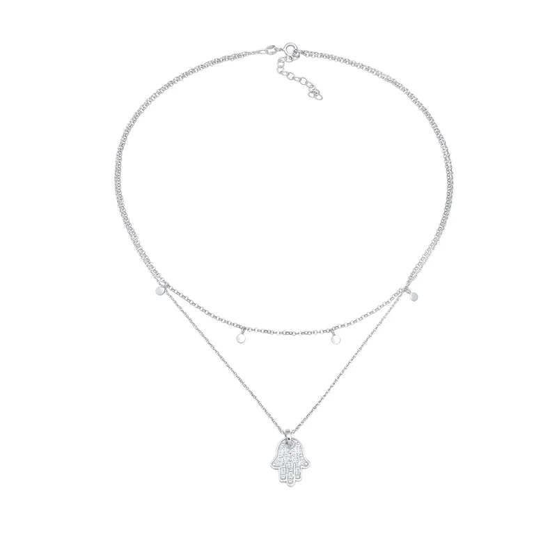 Choker | Zirkonia ( Weiß )