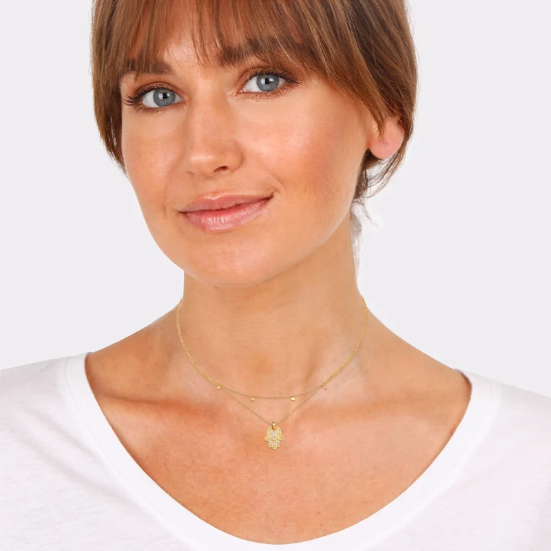 Choker | Zirkonia ( Weiß )