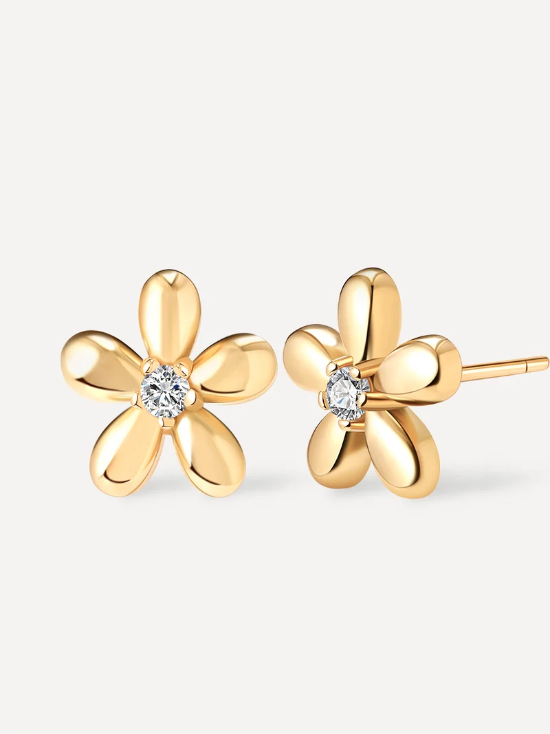 Simple Flower Ohrringe