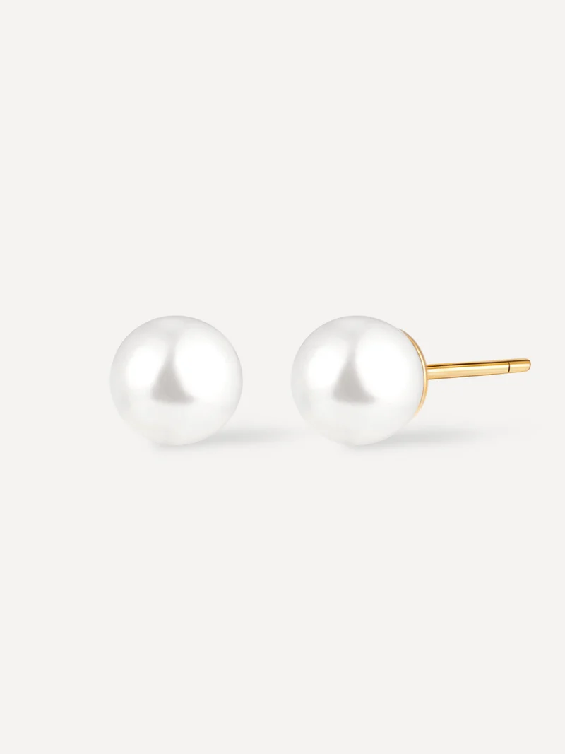 Simple Pearl Ohrringe