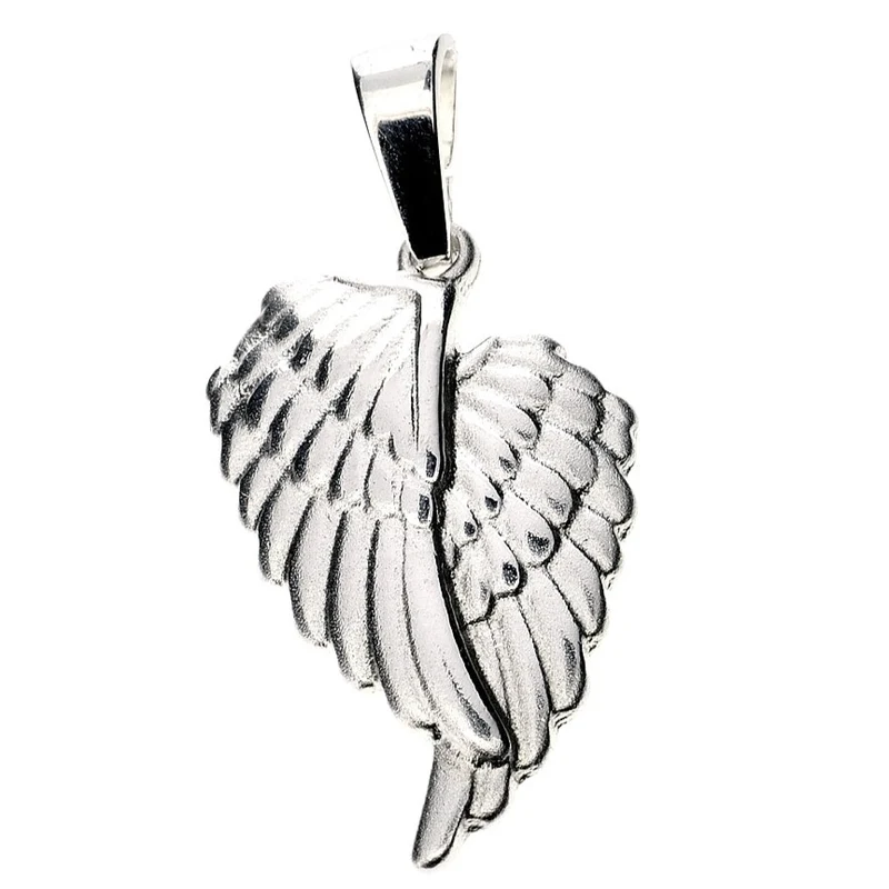 ENGELSFLÜGEL CHARM 925 SILBER ENGELSRUFER ANHÄNGER KETTENANHÄNGER